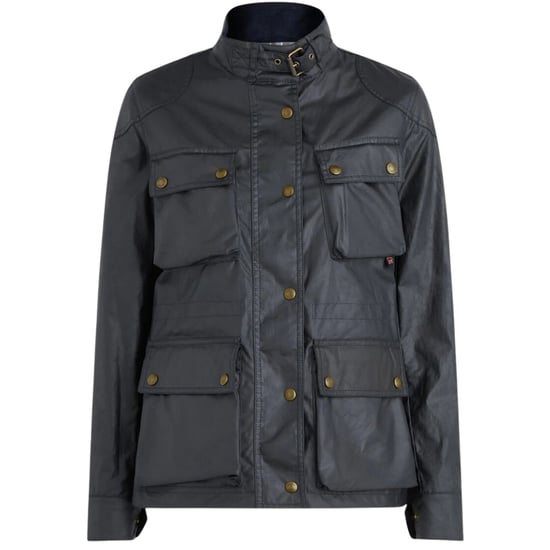 Belstaff Womens Fieldmaster Dark Ink Navy Blue Thin Jacket