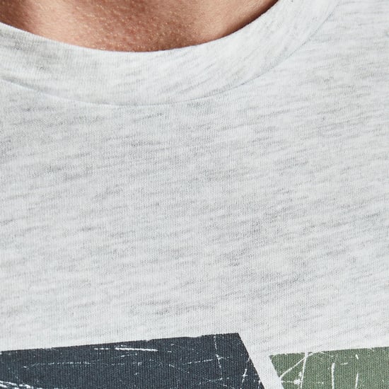 JACK&JONES Logo casual t-shirt soft cotton crew neck short sleeve