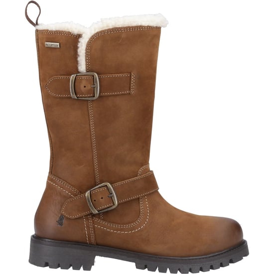 Hush Puppies Winnie Leren Dameslaarzen Tan - Image 5