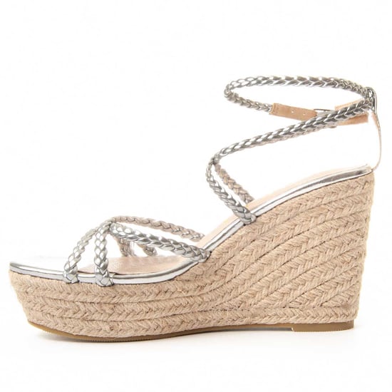 Montevita Wedge Sparto Sandalen Wesparto6 in Zilver - Image 5