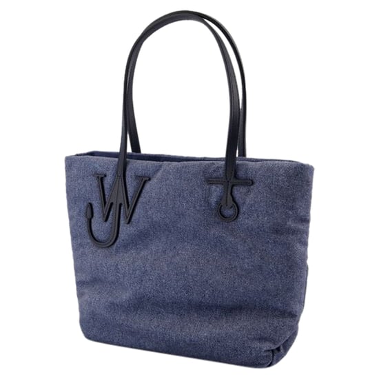 Small Puffy Anchor Shopper Bag - J.W. Anderson - Polyester - Blue - Image 2