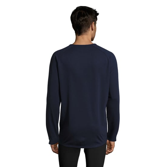 SOLS Heren Sport T-shirt met lange mouwen (Franse marine) - Image 2