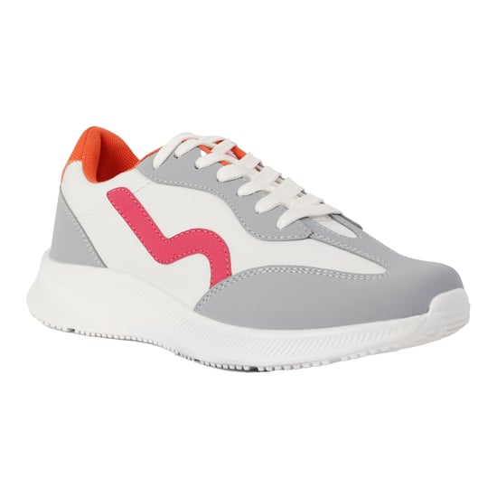 Regatta Womens/Ladies Marine Retro Trainers (Snow White/Pink Potion)