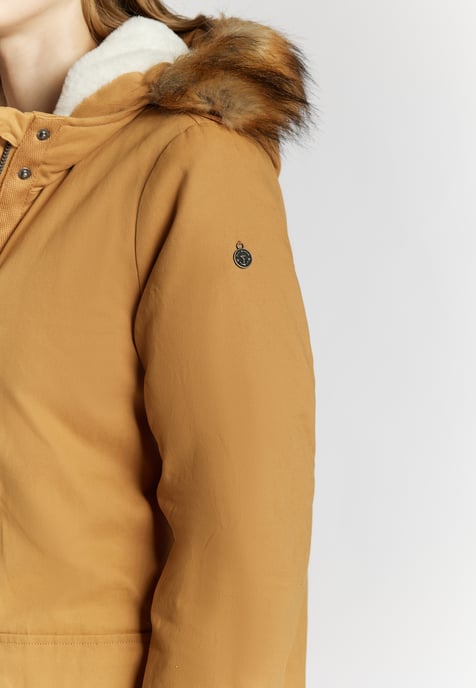 Dreimaster Winter parka Dames Kameel - Image 5