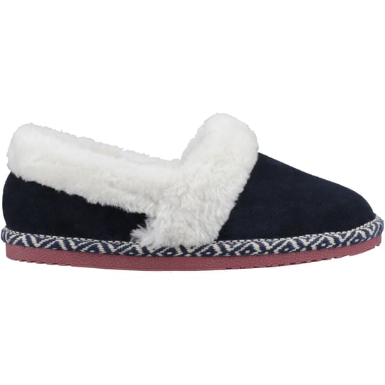 Hush Puppies Ariel Suède Vrouwen Slippers Navy - Image 4