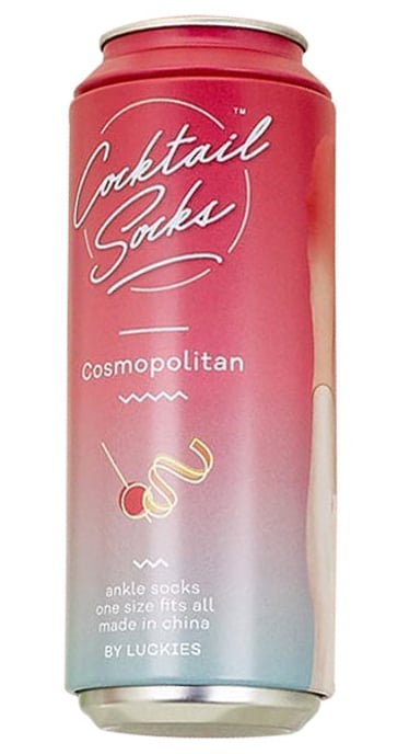 Cocktail Sokken in een Blik van Luckies of London - Cosmopolitan - Image 2