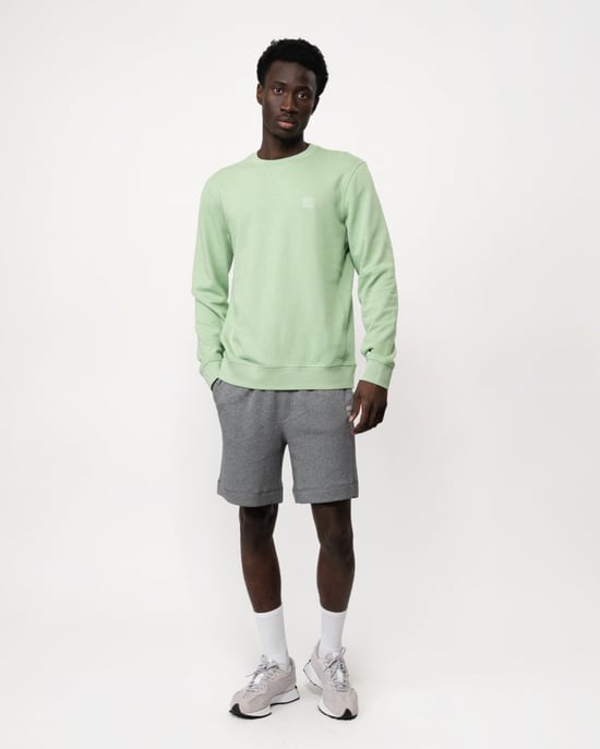 BOSS Orange Westart Heren Crewneck Sweatshirt Met Logopatch - Image 3