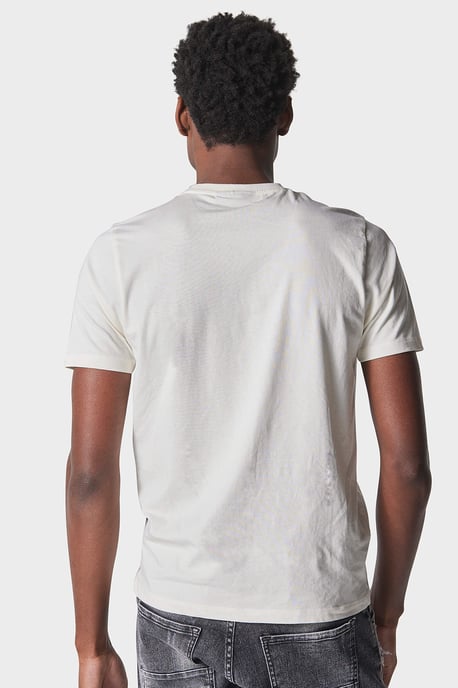 Swept Bone White Slim Fit T-Shirt