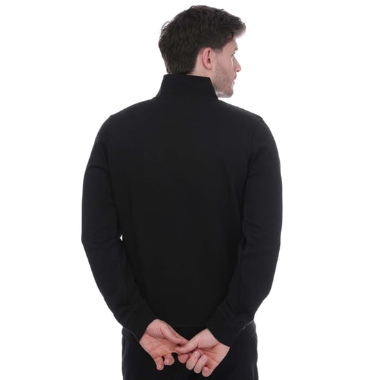 Heren One True Saxon Dixon 1/4 Zip Fleece in zwart - Image 2