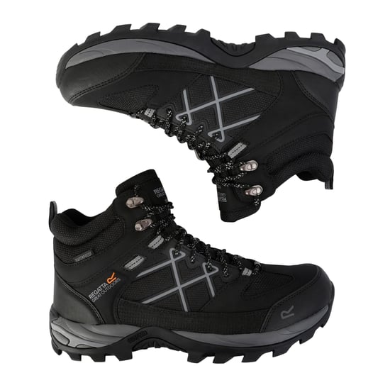 Regatta Mens Samaris III Walking Boots (Black/Graphite Black)