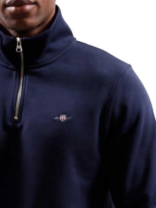 Gant heren Shield Sweatshirt met halve rits - Image 3