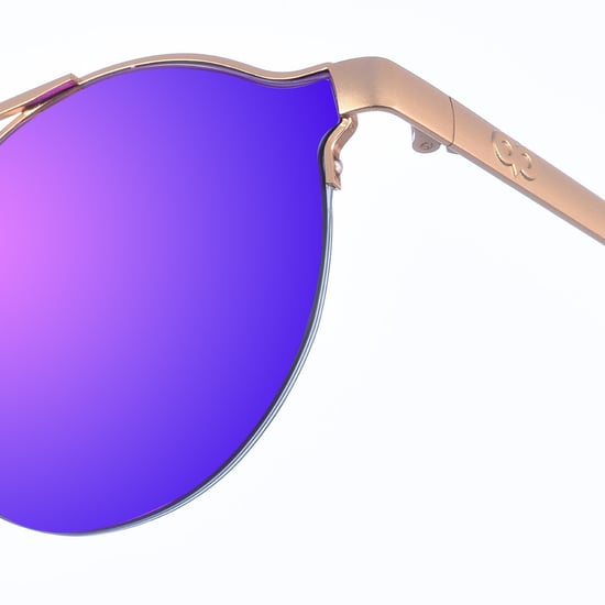 FIOROTTO Unisex Round Shape Metal Sunglasses