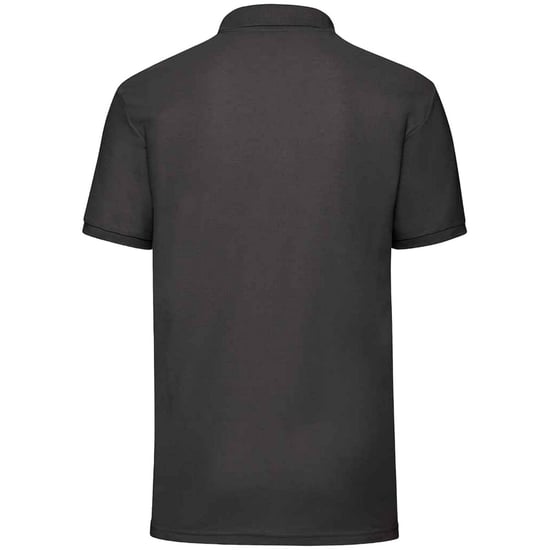 Fruit of the Loom Heren 65/35 Poloshirt (Zwart) - Image 2