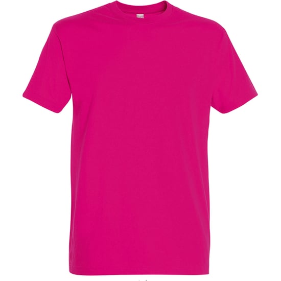 SOLS Heren Keizerlijke Zwaargewicht T-Shirt met korte mouwen (Fuchsia) - Image 1
