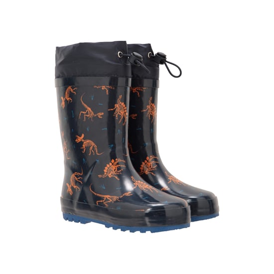 Mountain Warehouse Kinderen/Kinderen Dinosaurus Skelet-Wellington Laarzen (Teal) - Image 1