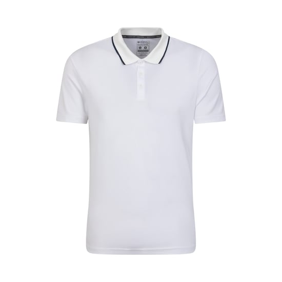 Mountain Warehouse Heren Toernooi IsoCool Poloshirt (Wit) - Image 1