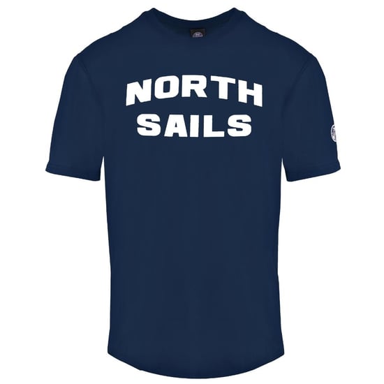 North Sails Block Brand Logo Navy Blue T-Shirt