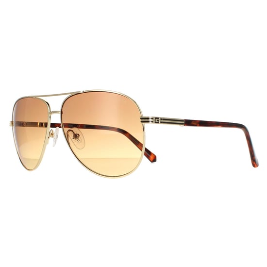 Guess Aviator Mens Gold Brown Gradient GU00043