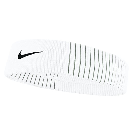 Nike Unisex volwassene Reveal Dri-FIT Hoofdband (Wit/zwart) - Image 1