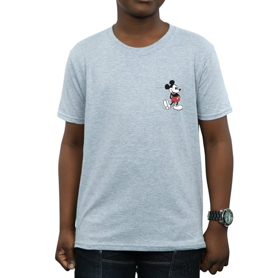 Disney Jongens Mickey Mouse Kickin Retro Borst T-shirt (Sportgrijs) - Image 3