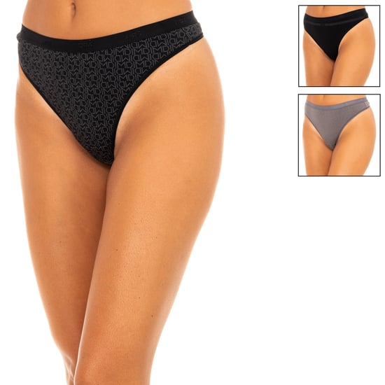 Pack-3 Cotton Strech Thongs with inner lining D4C19 woman