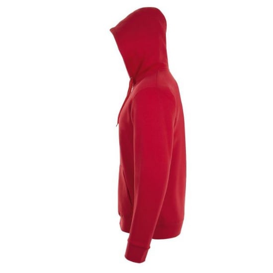 SOLS Herenstenen Ritssluiting in de vorm van een gewone Hoodie (Rood) - Image 3