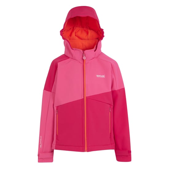 Regatta Soft Shell Jas Kinderen/Kinderen VII (Flamingo Roze/Roze toverdrank) - Image 1