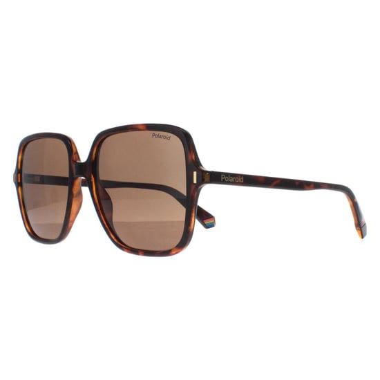 Polaroid Square Womens Havana Bronze Polarized PLD 6219/S