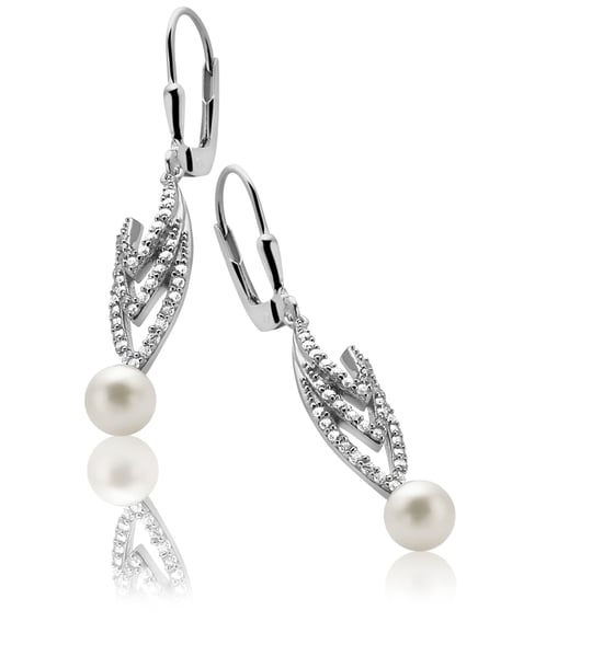 Orphelia Dames 925 Zilveren Set: Ketting-Hanger + Oorbellen - Zilver SET-5173 - Image 4