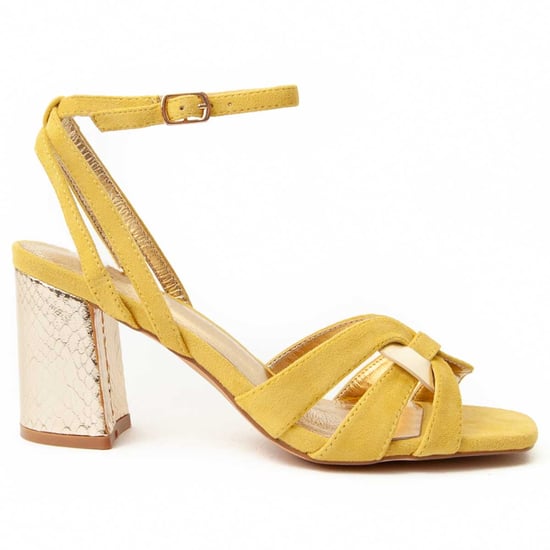 Montevita Heel Sandal Sanndal26 Geel - Image 1