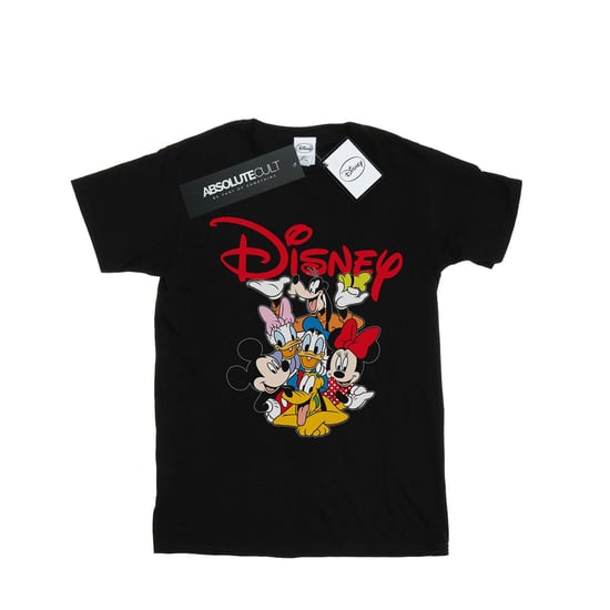 Disney Dames/Dames Mickey Mouse Crew Katoenen Vriend T-shirt (Zwart) - Image 1