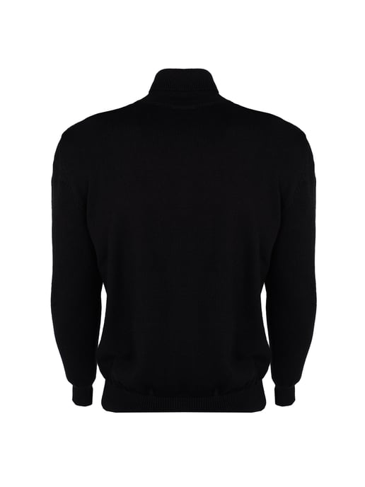 Les Hommes Pullover Turtle Men's Black