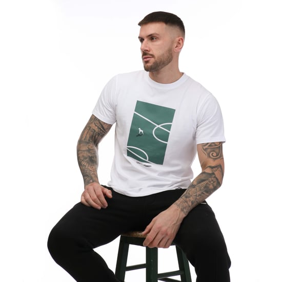 Heren One True Saxon Turf T-shirt in Wit - Image 5