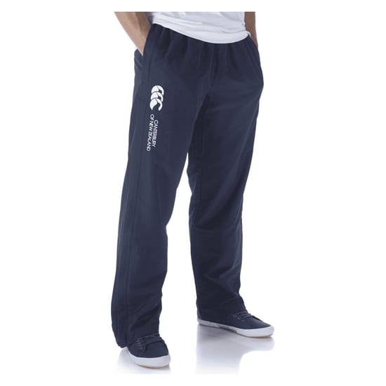 Canterbury Childrens/Kids Open Hem Tracksuit Bottoms (Navy)