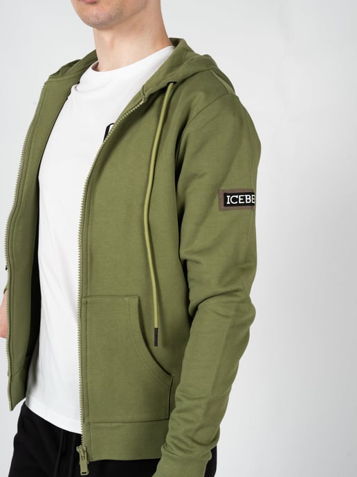 Iceberg blouse Hoodie Mannen groen - Image 5