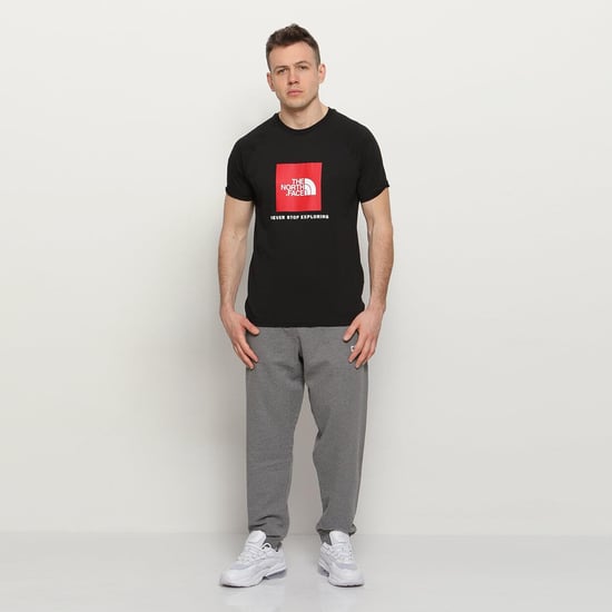 The North Face Heren Reglan Sleeve NSE T Shirt Zwart - Image 6