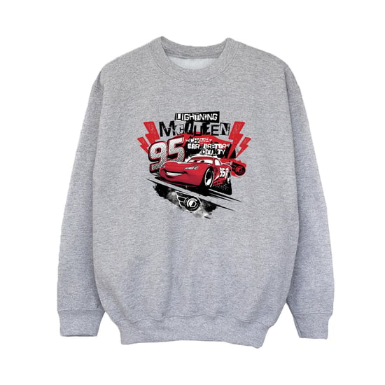Disney Jongens Cars Bliksem McQueen Collage Sweatshirt (Sportgrijs) - Image 1