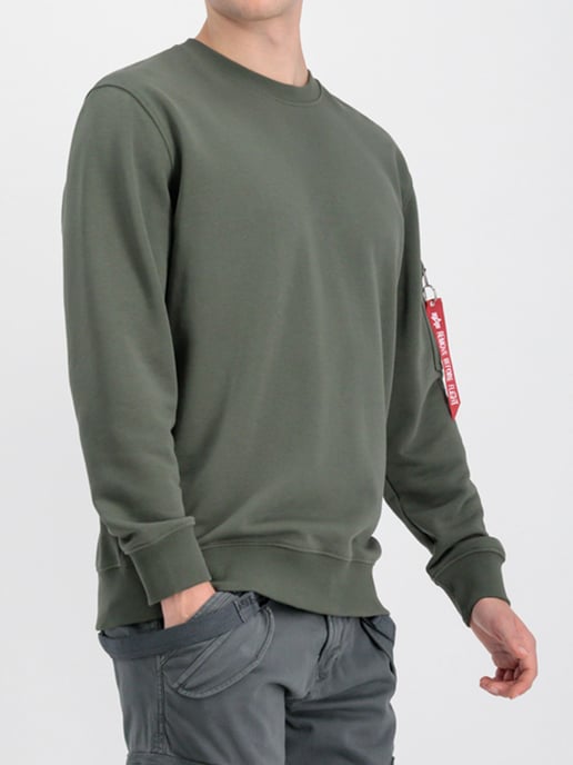 Alpha Industries USN Blood Chit Sweater Green