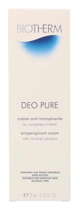 Biotherm Deo Pure Antiperspirant Cream 75ml - Image 2