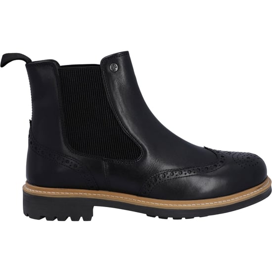 Hunter Cawdor Leder Heren Zwart Laarzen - Image 6