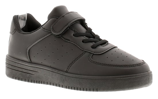 Focus Boys Trainers Zone Running Shoes Touch Fastening Black
