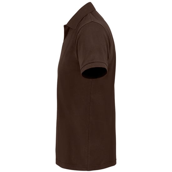 SOLS Heren Prime Pique Poloshirt met korte mouwen (Chocolade) - Image 3