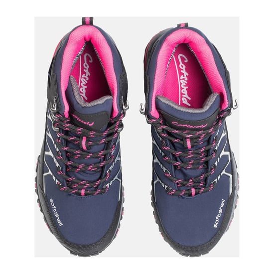 Cotswold Abbeydale Mid Dames Wandelschoenen Van Rubber In Marineblauw/Zwart/Fuchsia - Image 6