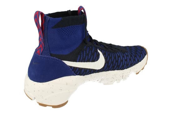 Nike Air Footscape Magista Flyknit Heren Blauwe Sneakers - Image 3