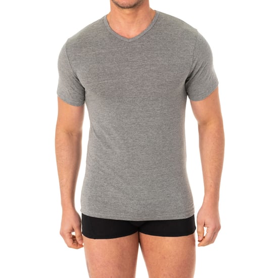 Men's short sleeve V-neck T-shirt A040X