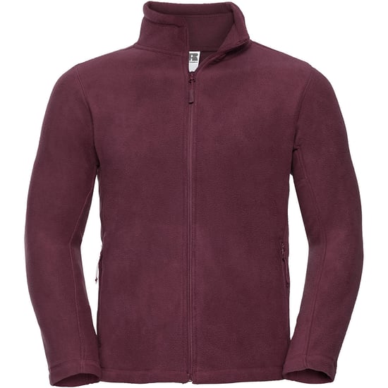 Russell Heren Full Zip Outdoor Fleece Jacket (Bourgondië) - Image 2