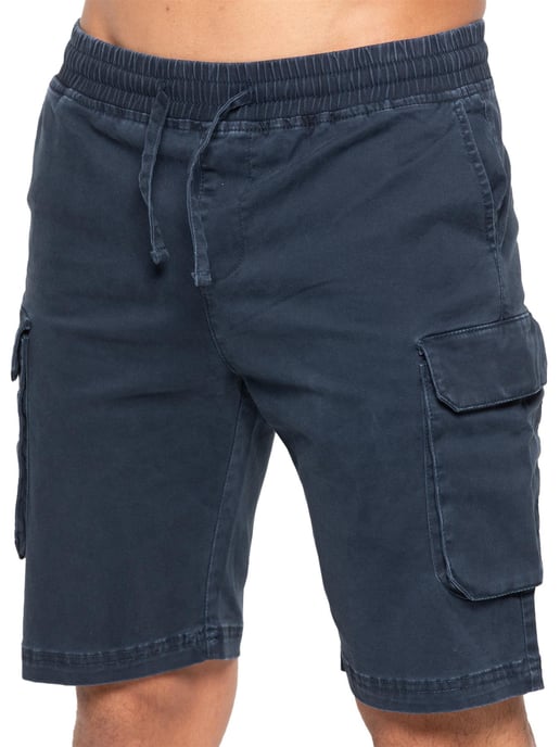 Enzo | Heren Cargo Korte Broek - Navy - Image 1