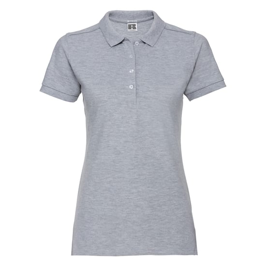 Russell Dames/Dames Stretch Fitted Poloshirt (Lichte Oxford Heide) - Image 1
