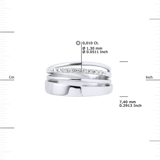 DIADEMA - Ring - Prestige Jewelery - Diamonds - White Gold