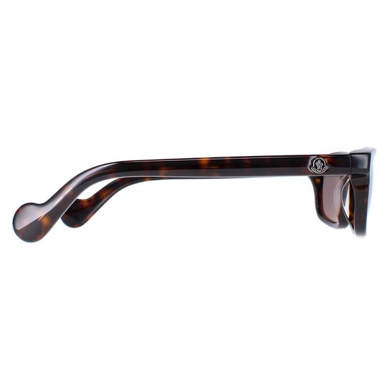 Moncler Rectangle Womens Dark Havana Smoke Mirror ML0116